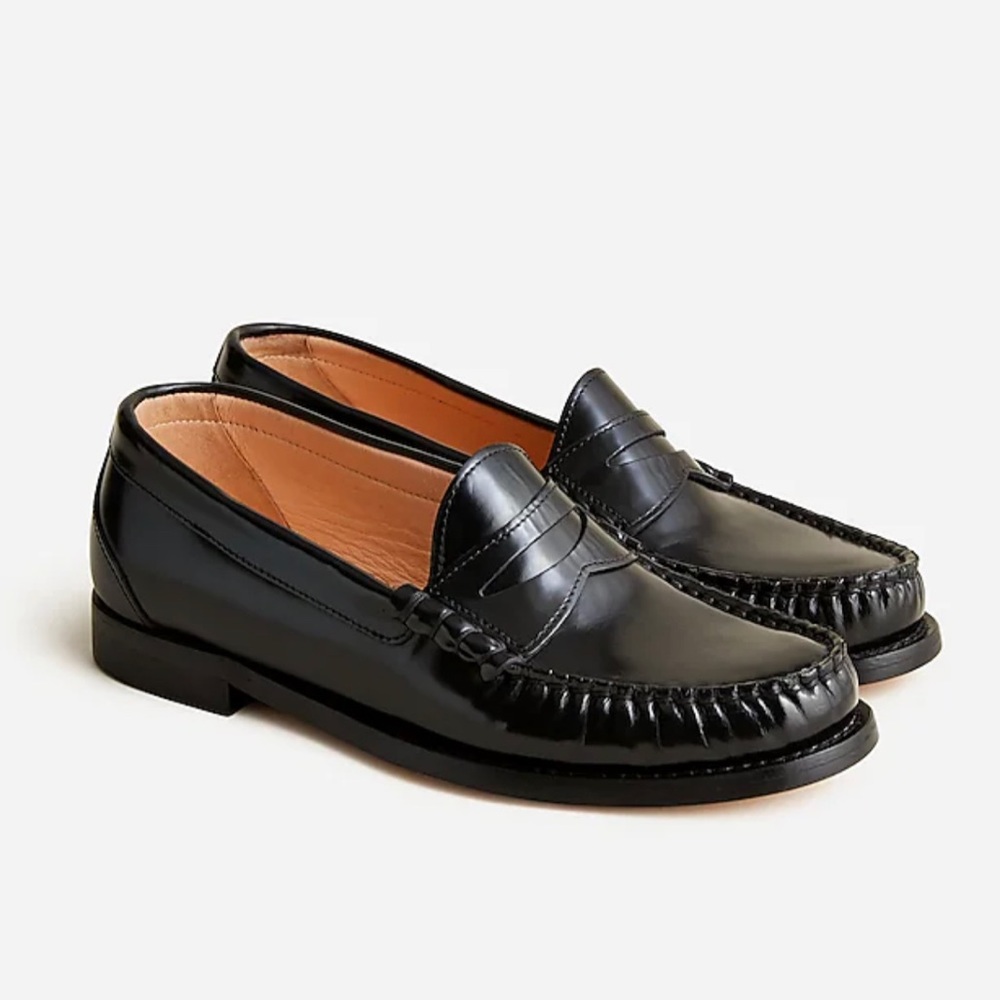 J. Crew Winona Leather Penny Loafers